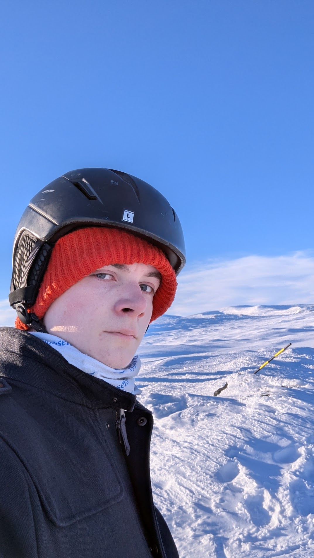 Image of Vilhelm Grill skiing